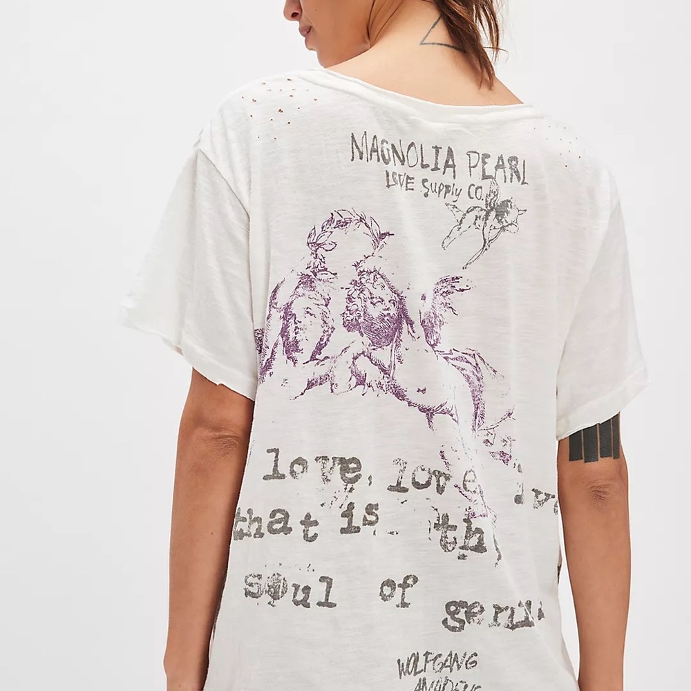 Magnolia Pearl Cream Mozart Graphic Tee - Picture 3 of 8